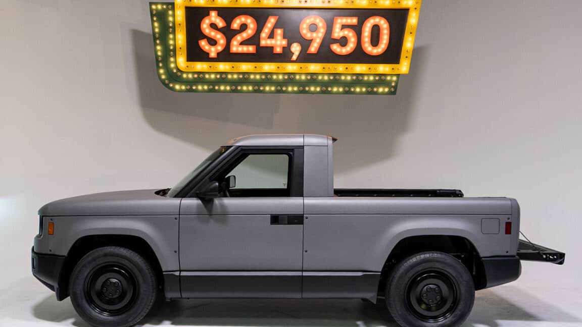Slate's $24,950 electric truck delivers 205 miles of range with minimalist design