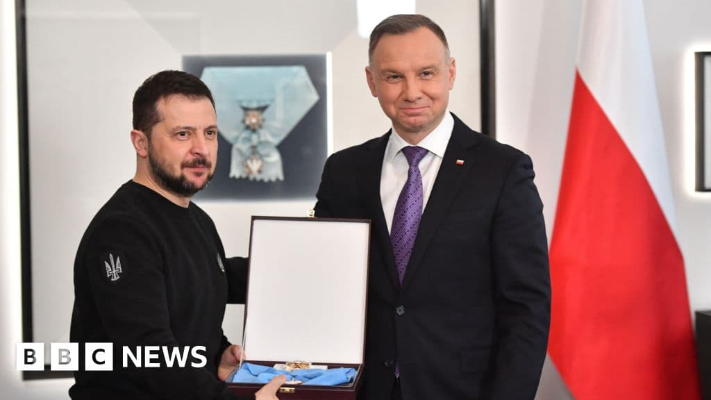 Zelensky Returns Poland's Highest Honor After It Was Stripped