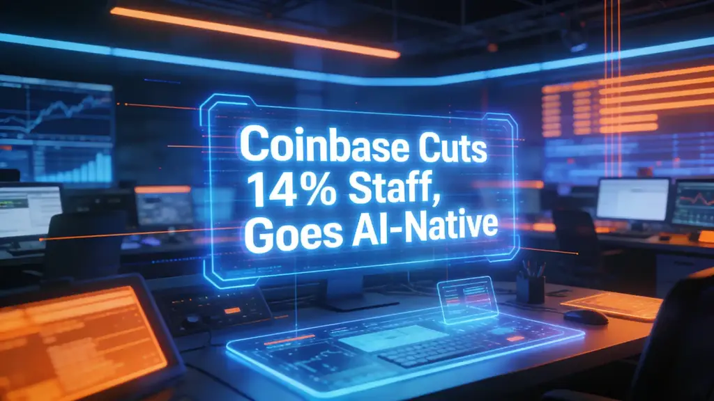 Coinbase cuts 700 jobs (14% of workforce) pivoting to AI-native operations