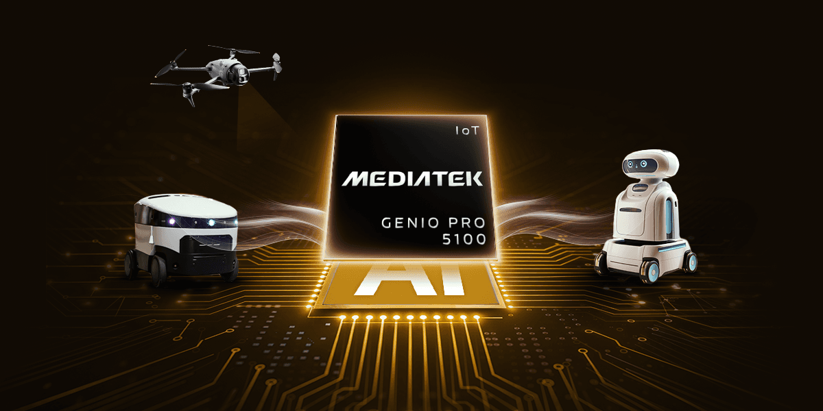 MediaTek Launches Genio Pro 5100: 3nm Chip with 50 TOPS NPU for Physical AI Robotics