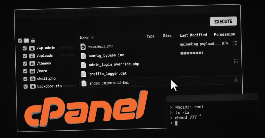 cPanel CVE-2026-41940 exploited to deploy Filemanager backdoor across 44,000 servers