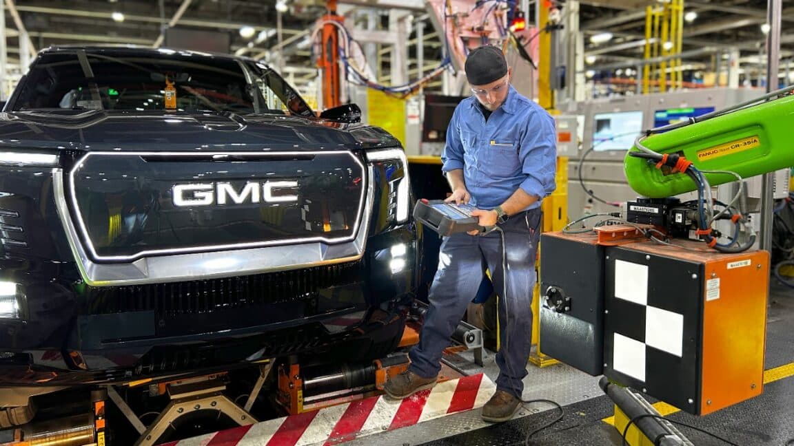 GM installs 50 FANUC robots at Detroit EV factory while 1,300 workers remain laid off