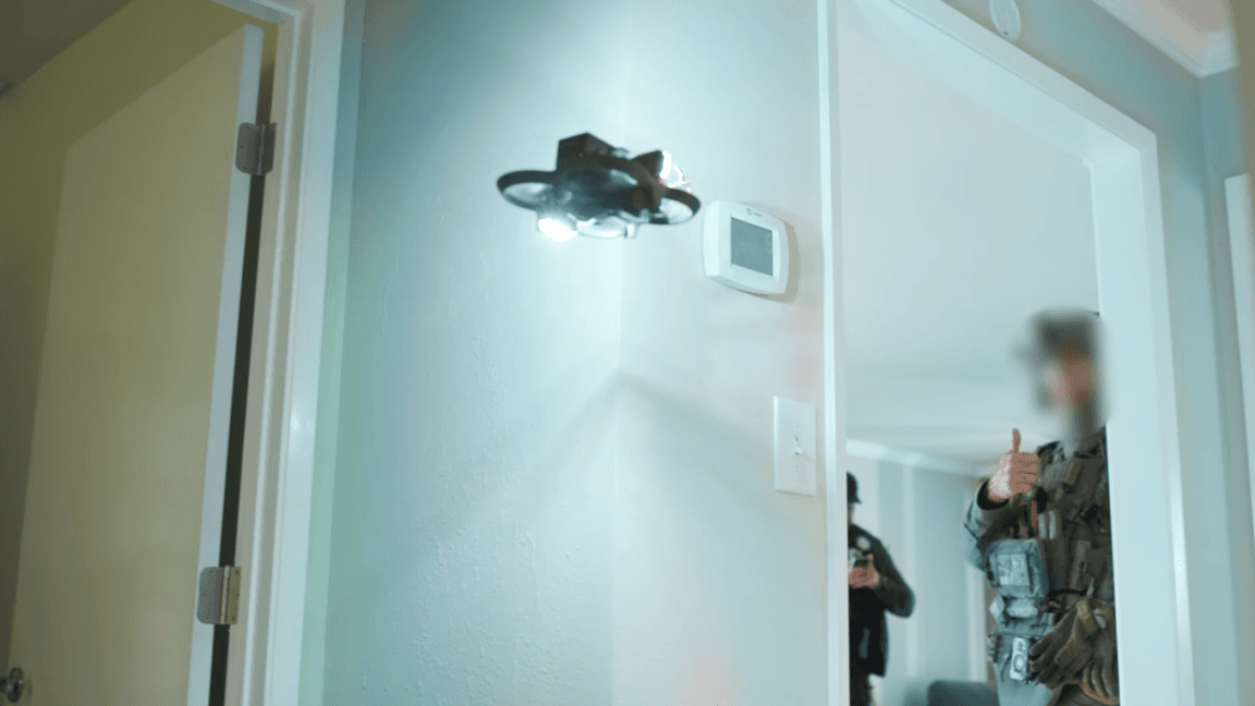 US police department uses drone to remove knife from incapacitated suspect in nationwide first