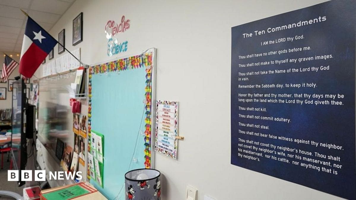 Texas mandates Bible stories as required reading in public schools