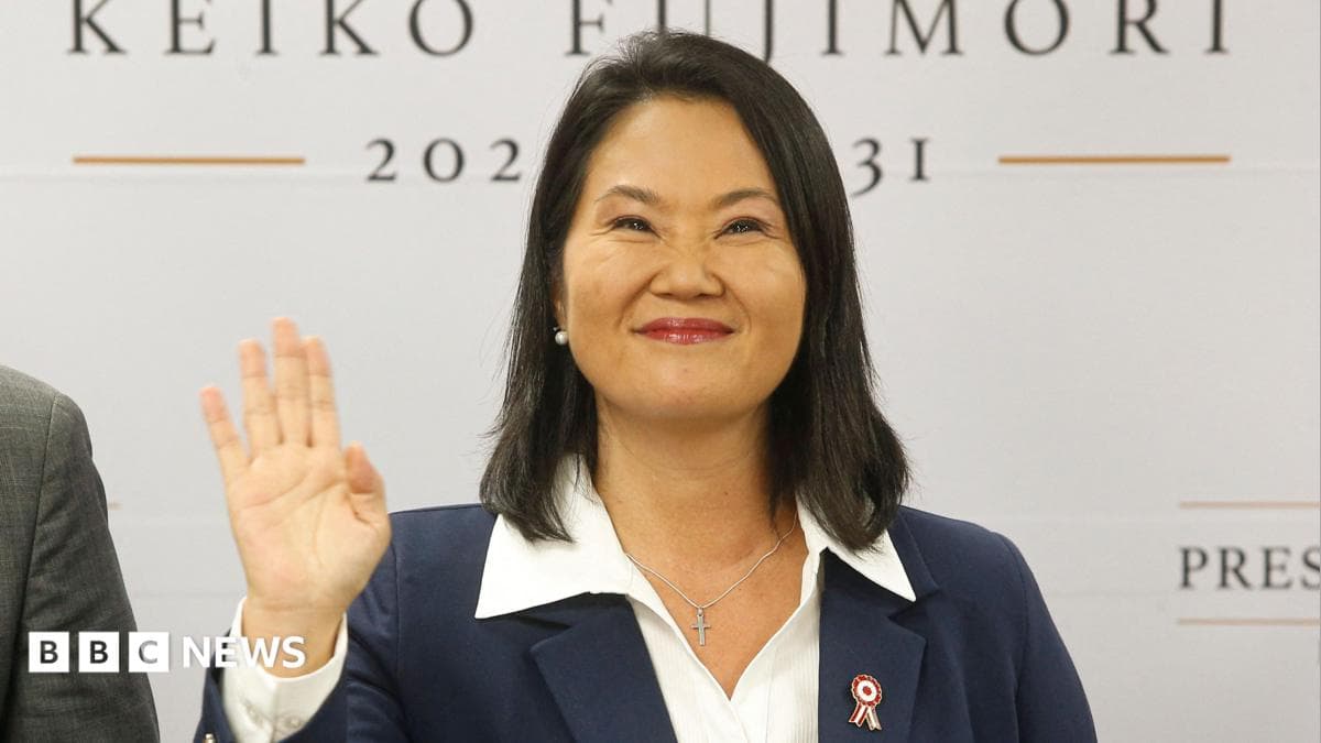 Keiko Fujimori Declared Winner of Peru Presidential Election Weeks After Vote