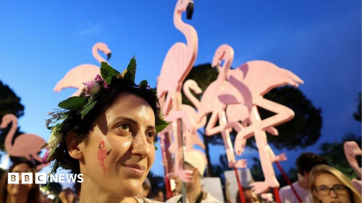Thousands Protest in Albania Demanding Prime Minister's Resignation Over Luxury Development