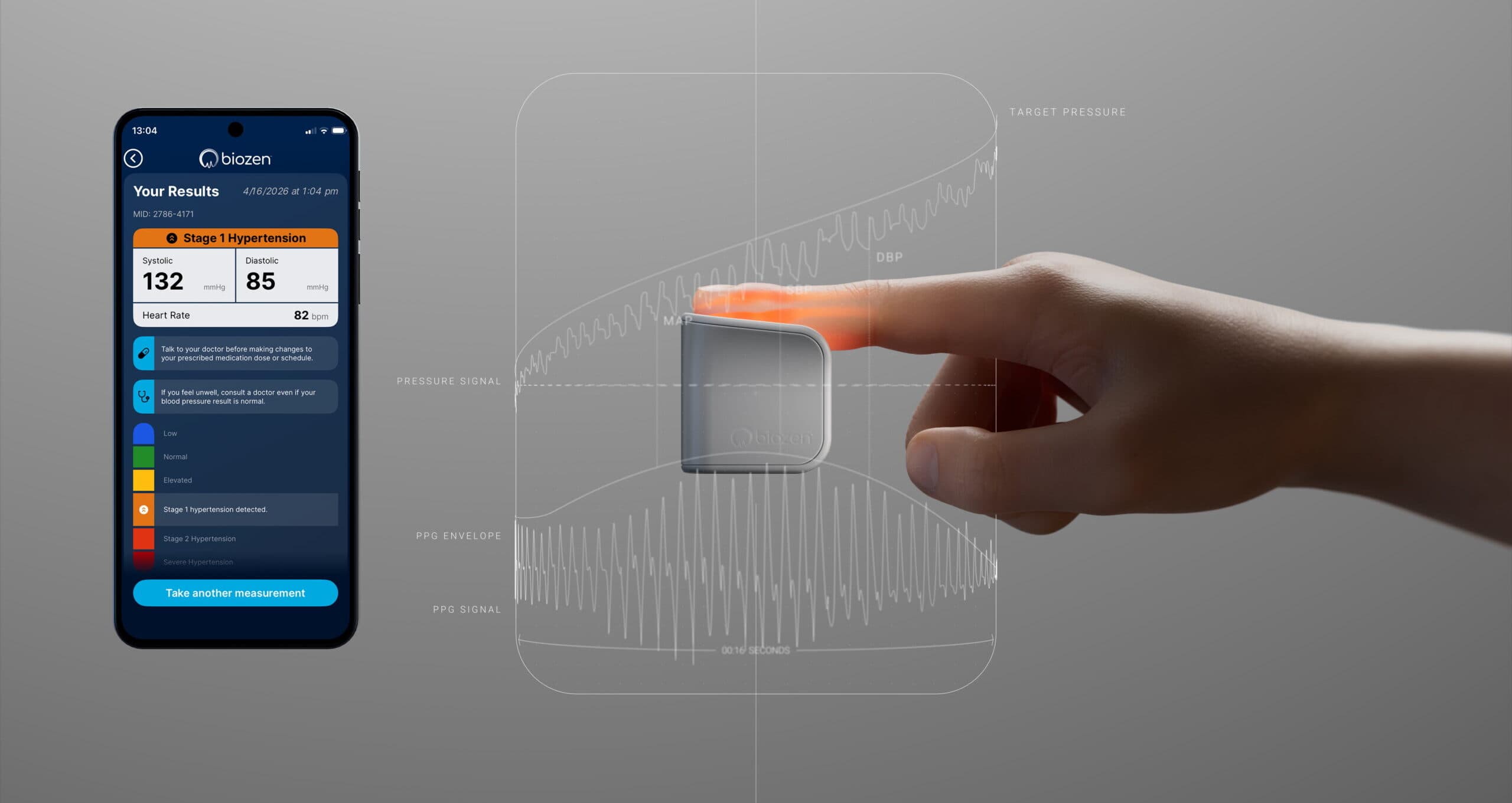 Biozen Wins FDA 510(k) Clearance for BP1000 Cuffless Fingertip Blood Pressure Monitor