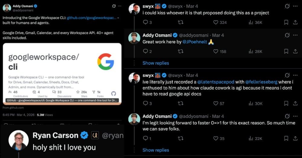 Developer fired by Google for creating open-source Google Workspace CLI