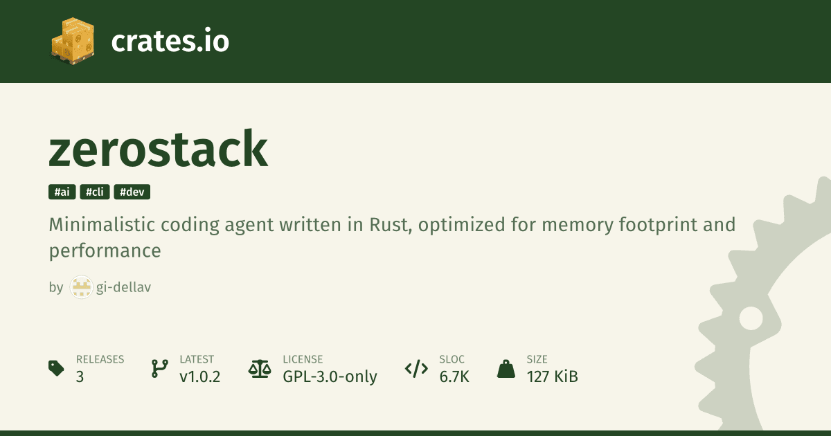 Zerostack 1.0: A Unix-inspired coding agent written in pure Rust