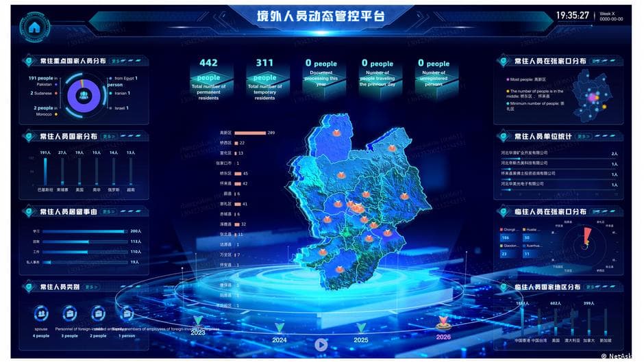 China's New Surveillance System Tracks Foreigners Through Facial Recognition and Movement Profiling